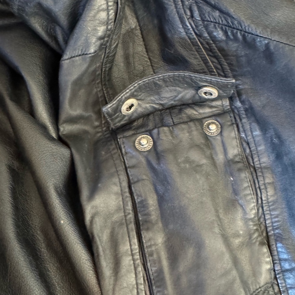 Vintage Harley-Davidson Leather jacket black size 40 - Picture 12 of 14
